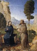 Juan de Flandes Temptation of Christ oil painting